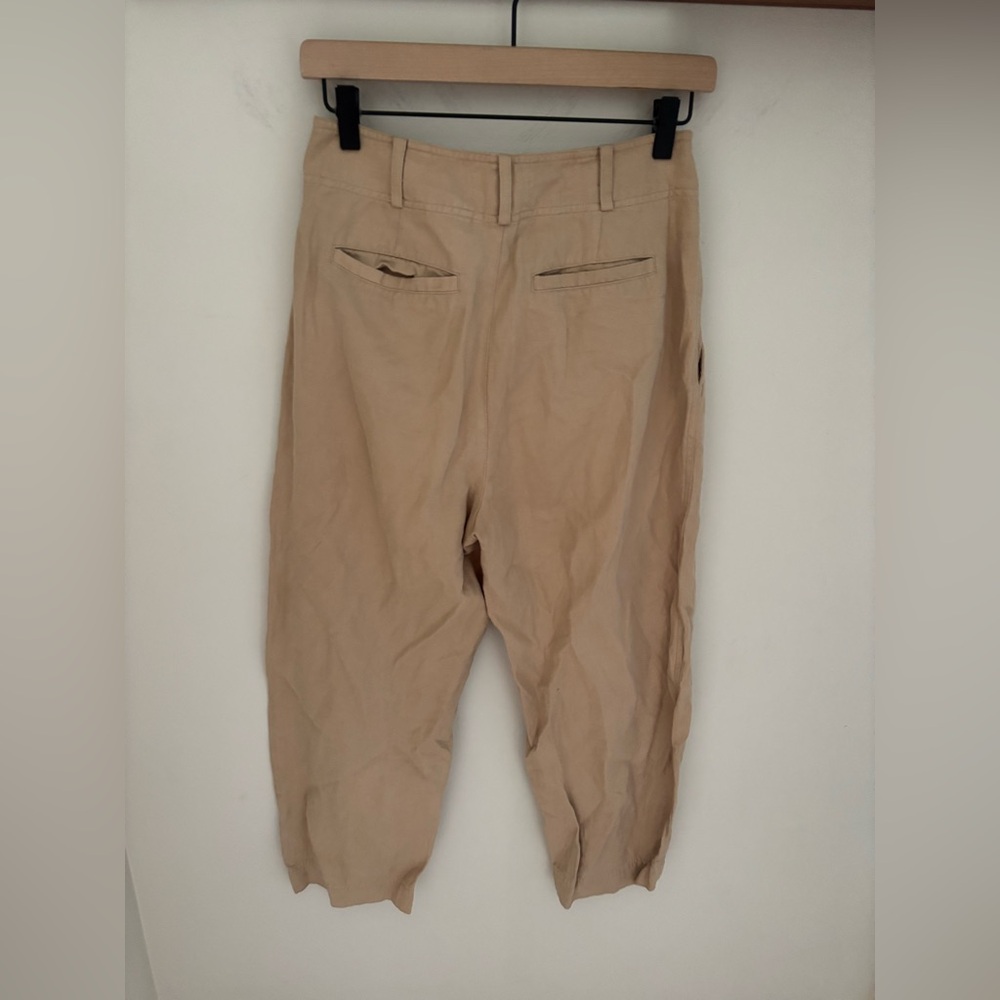 Apiece Apart Petite Bari Crop Trouser Desert Size 2 - Picture 5 of 7